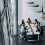 Business persons on meeting in the office.